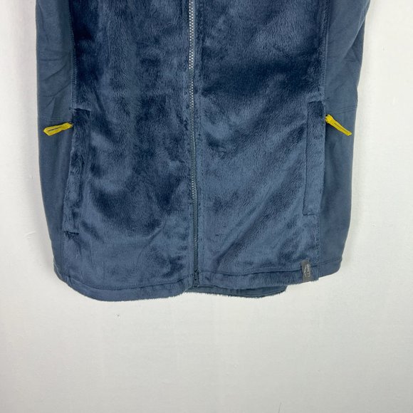 L.L. Bean Luxe Fleece Long Vest Blue Soft Size Medium M Misses EUC D2231 - Picture 6 of 15